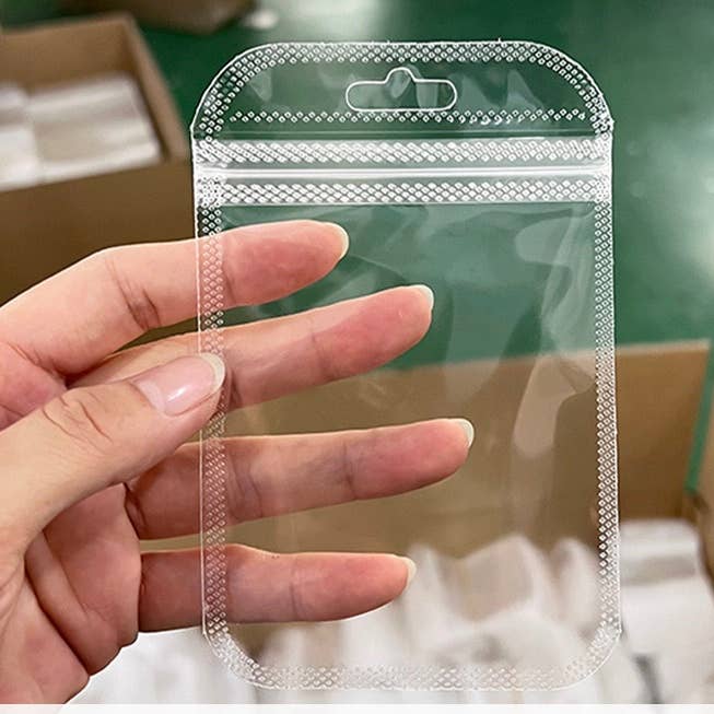 Transparent Zip-Lock Packaging Bags with Hang Hole – Retail for wholesale by Ladylande
