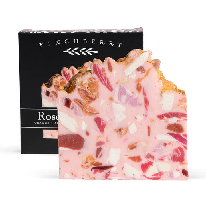 Rose Terrazzo Vegan-Friendly Gluten-Free Boxed Soap for wholesale by FinchBerry