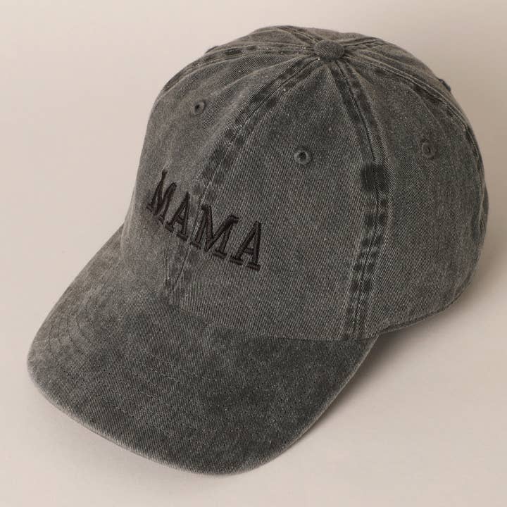 Fashion City - Venta al por mayor Gorra de béisbol - Mujer - Gorra de béisbol de algodón con bordado MAMA1