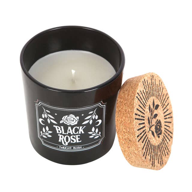 Something Different Wholesale – wholesale Jar/filled candle – Black Rose Twilight Blush Gothic Candle