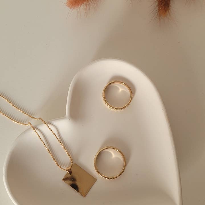 Large Heart Dish - Jewelry Holder or Trinket Dish for wholesale by Scandi Sculptures