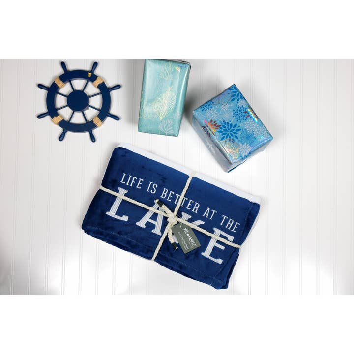 Pavilion - Wholesale Throw blanket - Lake - 50" x 60" Royal Plush Blanket3