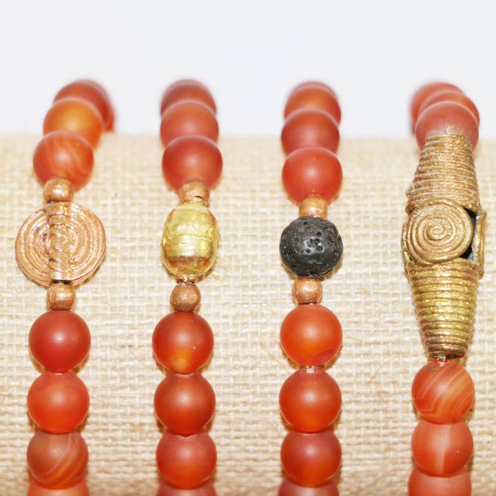 Kenzie Weise Jewels – wholesale Beaded bracelet – Fire Gratitude Bracelet