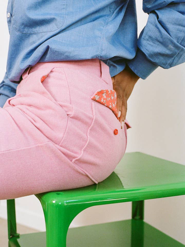 Pulpe – Großhandel Hose – Damen – Simon lila Hose1