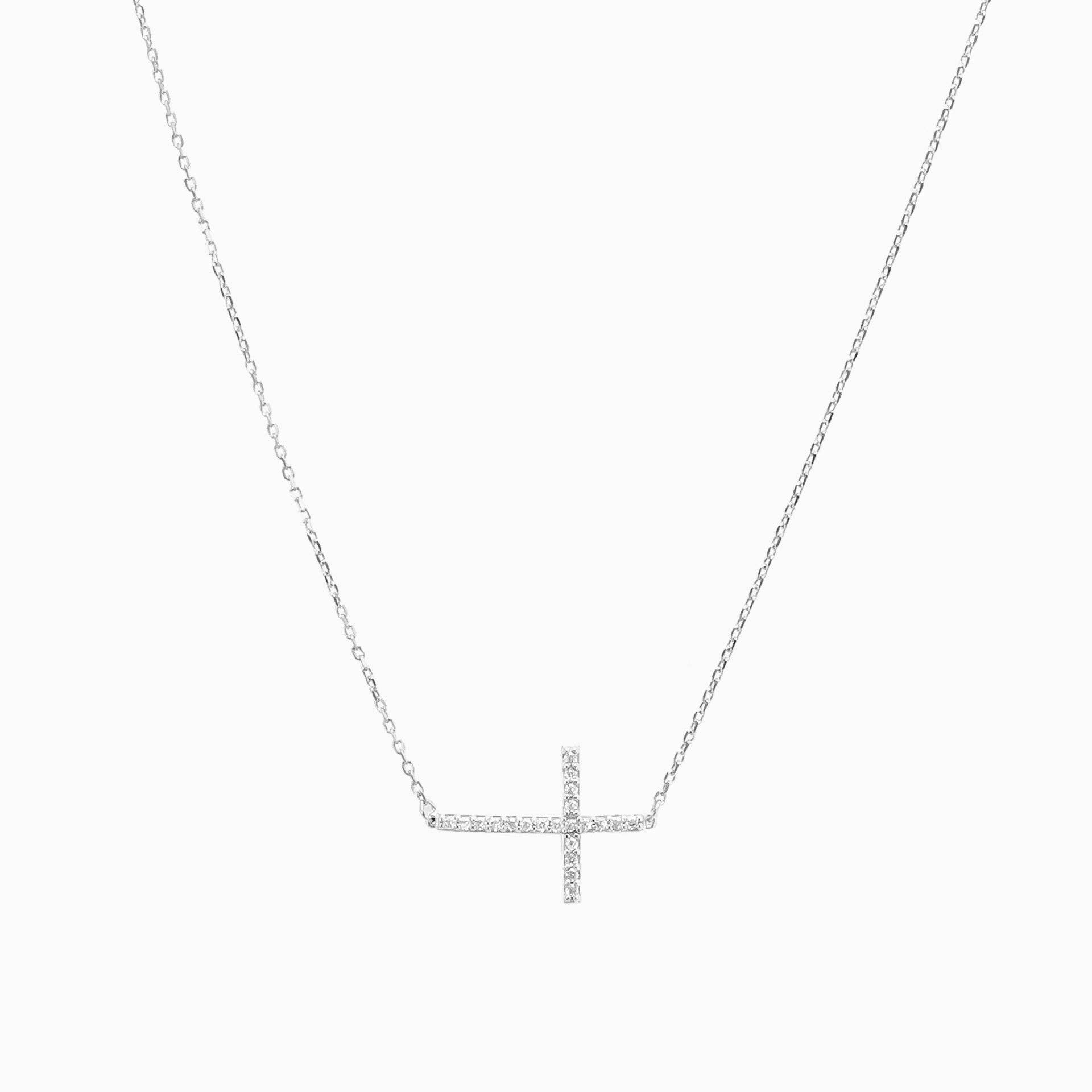 Bearfruit Jewelry - Wholesale Pendant/Charm Necklace - Horizontal Cross Necklace2