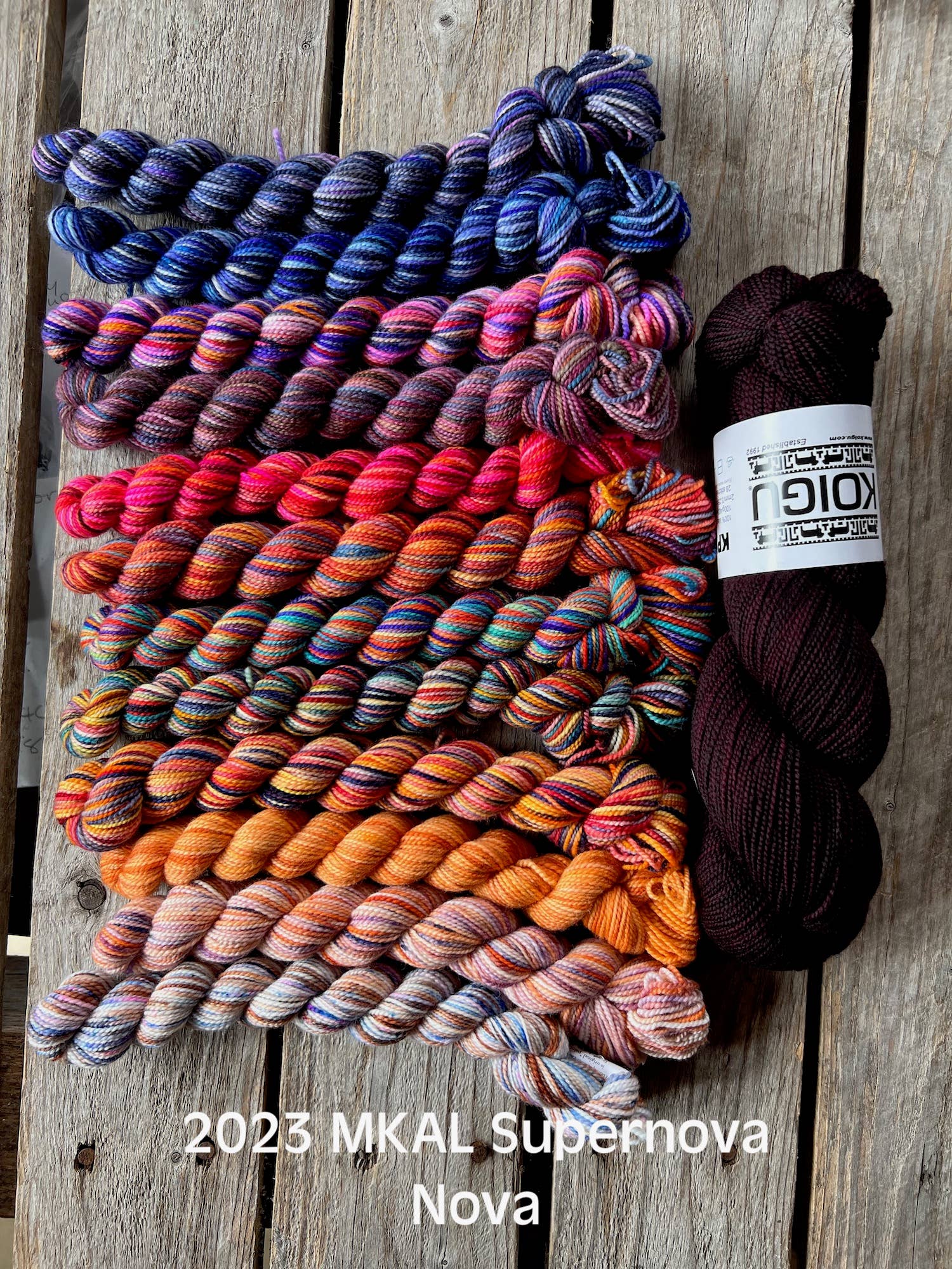 Koigu Wool Designs – wholesale Knitting/Crochet Supplies – Supernova MKAL 20230