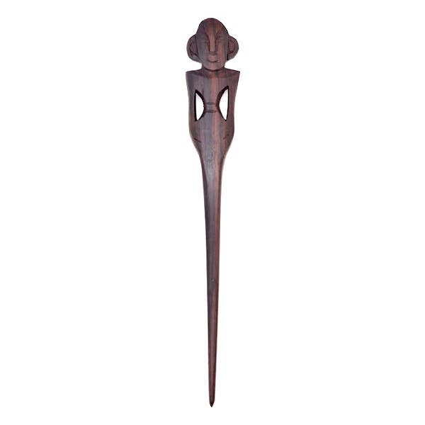 Nusantara Inc. - Wholesale Hair Pin - Ebony Carved Hairsticks - $21