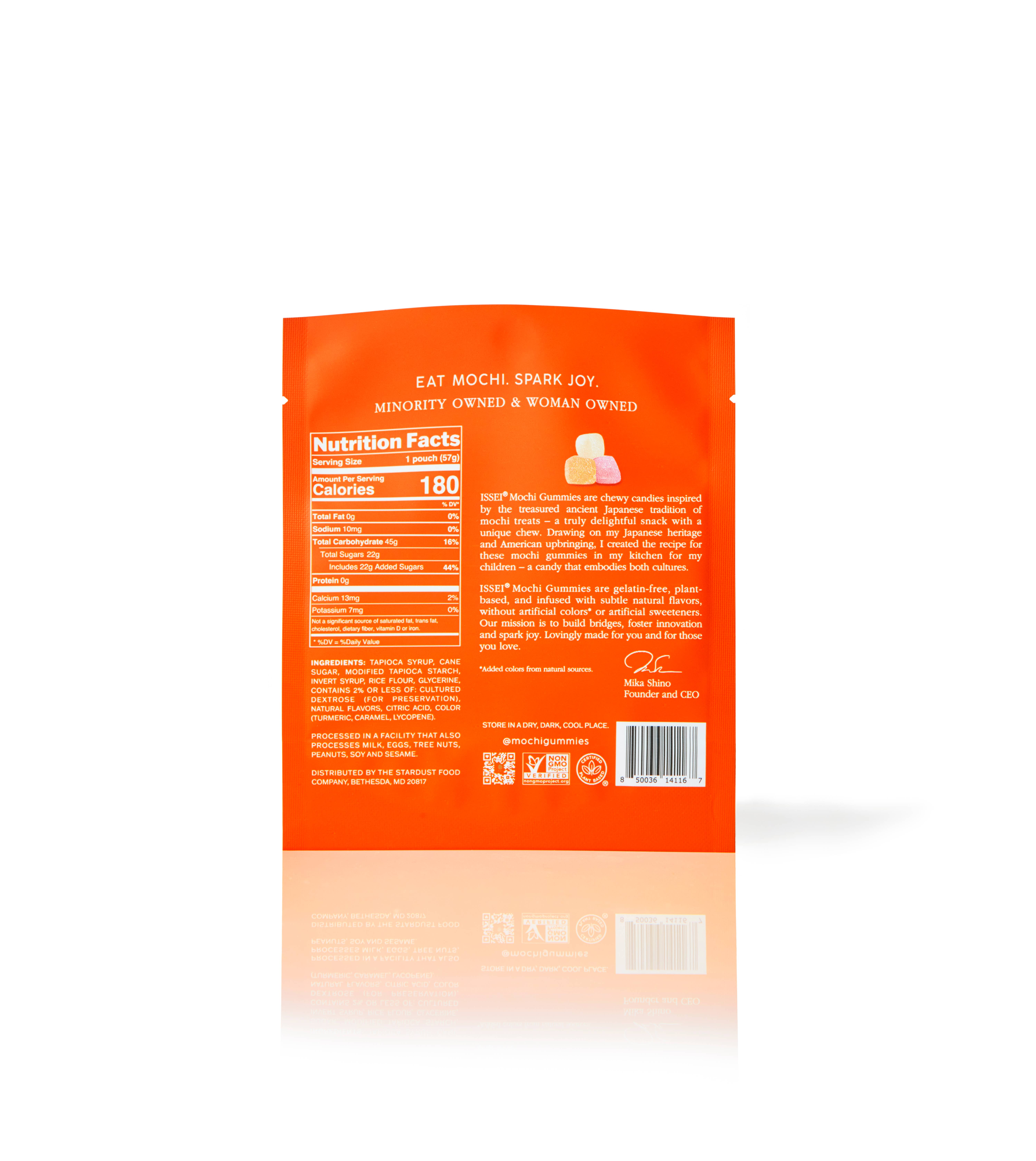 Issei Mochi Gummies - Wholesale Gummy - Tangerine SMALL (2 oz)2