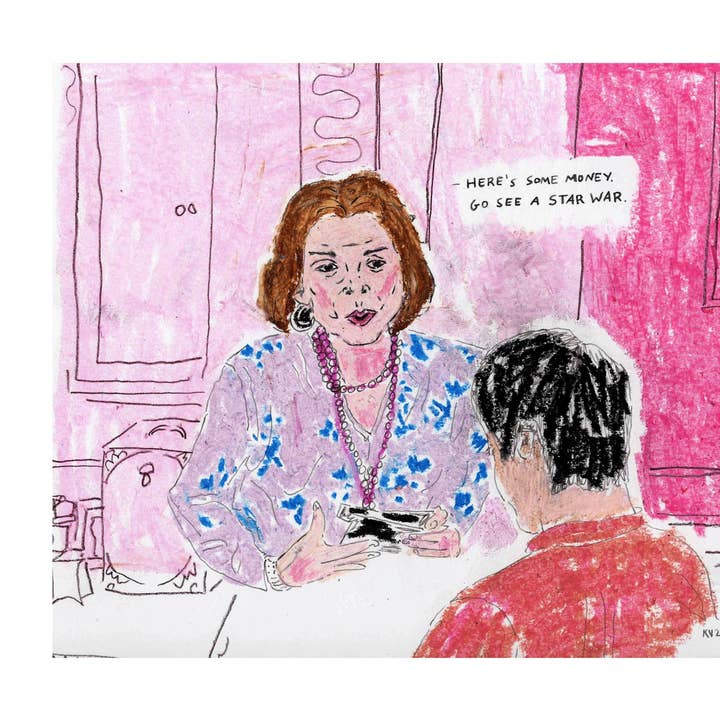 Arrested Development Original Print for wholesale by Kristen Vaughn