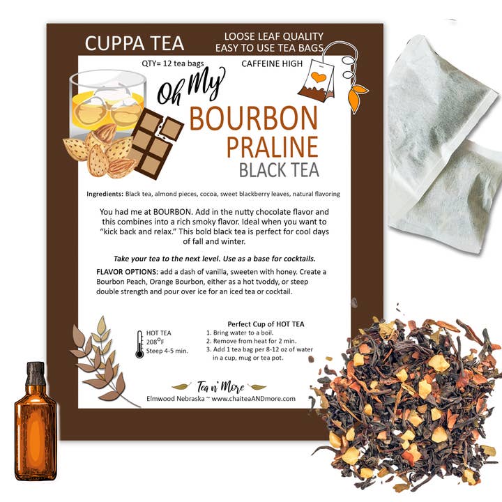 Bourbon Praline Black - CUPPA Tea for wholesale by Tea n' More