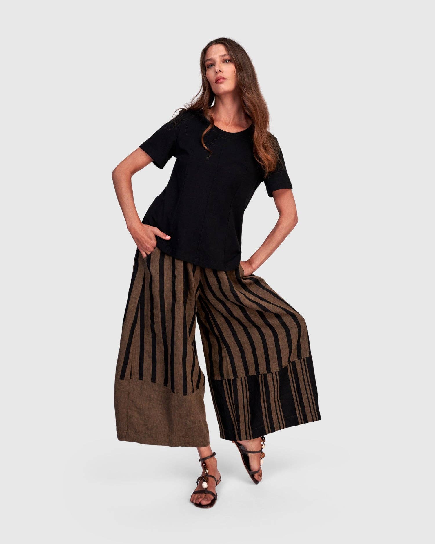 Mesa Linen Wide Leg Pants, Terra for wholesale on Faire1