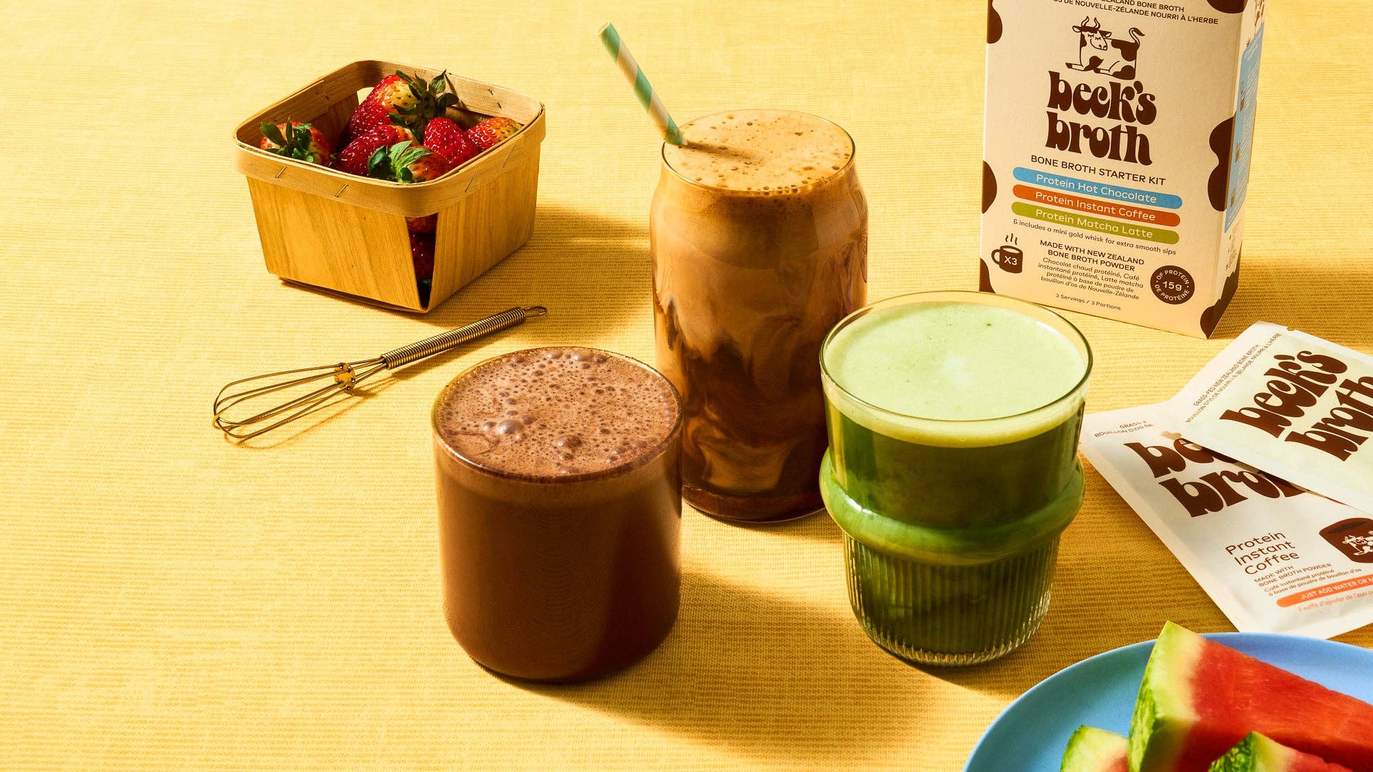 Beck's Broth - Wholesale Powdered Health Drink - Bone Broth Sample Kit1