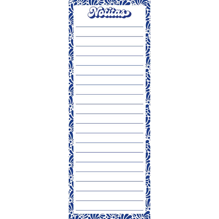 Notitas Talavera Notepad for wholesale by Que Rico T-Shirt Co.