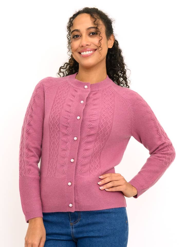 Kaki-Pullover, Berberitze, 100% Kaschmir für den Großhandel von Blue Sky Clothing Co LLC