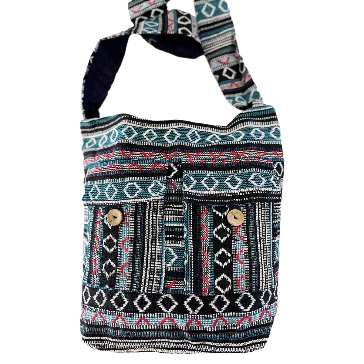 Diverse kleuren UITVERKOOP Crossbody Gheri Katoenen Tas Boho voor groothandel op Faire3