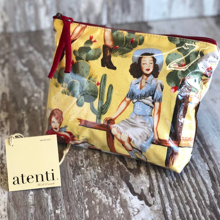Atenti - Wholesale Pouch - Women's - "Western" Cowgirl Accessory Pouches- Atenti USA Made4