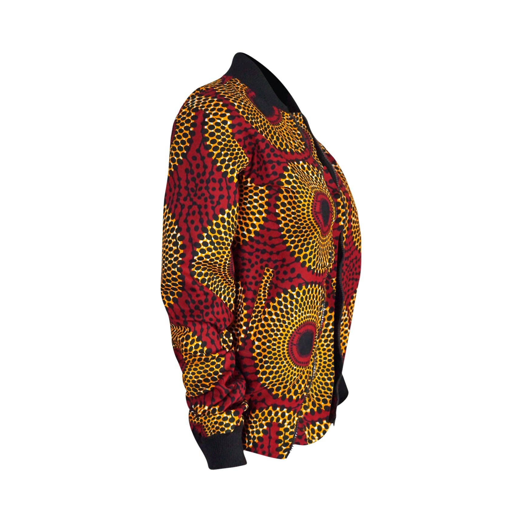 Ezuri Designs - Wholesale Bomber Jacket - Women's - Record Red Bomber Jacket1