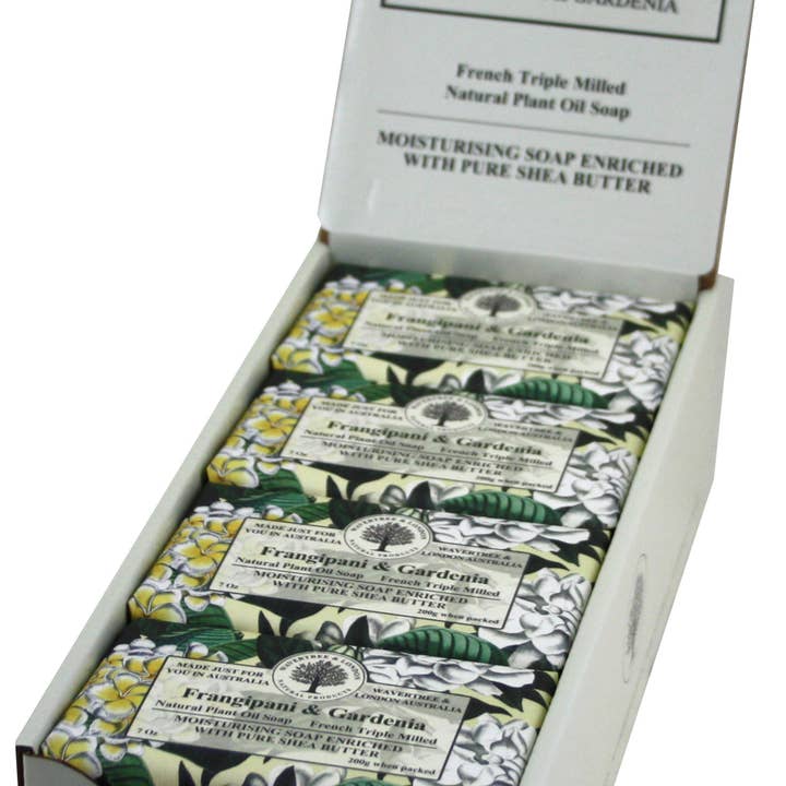 Wavertree & London - Wholesale Bar Soap - Wavertree & London Frangipani & Gardenia Luxury Soap Bars1