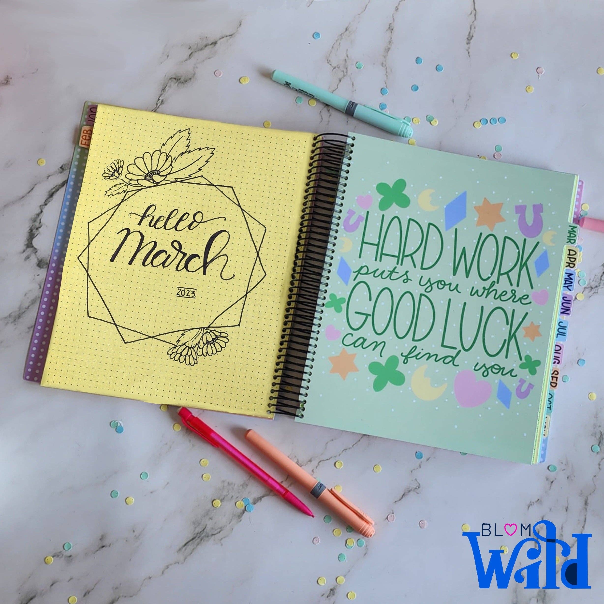 BlomWild – wholesale Journal/diary – Tabbed Dividers - Inspiration2