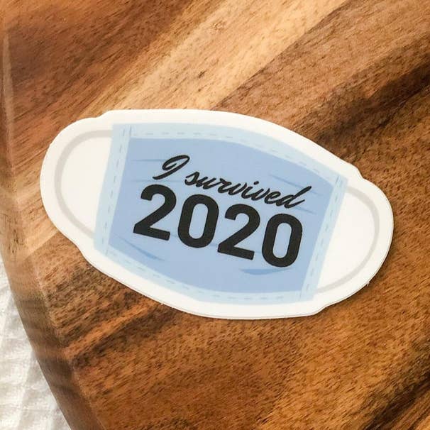Adesivo Eu sobrevivi a 2020 por atacado de Sagie May Design Co
