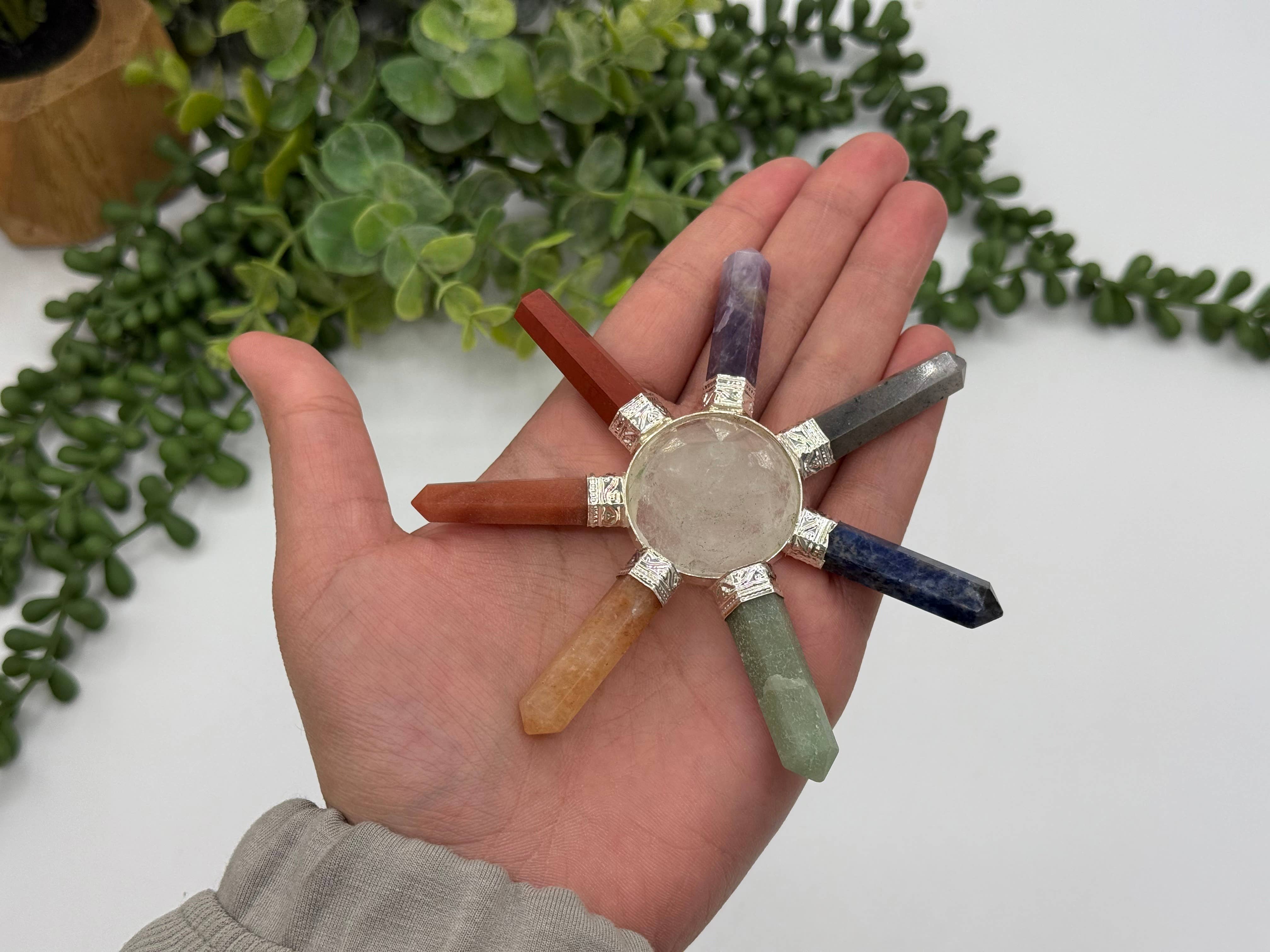 Meraki Gemstones - Wholesale Spiritual Stone/Crystal - Seven Chakra 7-Point Energy Generator 3