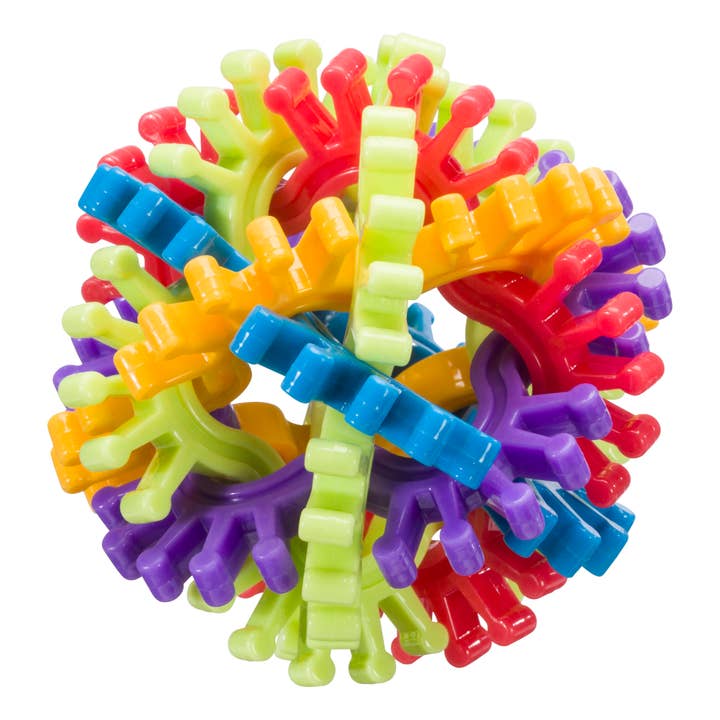Toysmith - Wholesale Classic Toy - Kids - Sproing Ball, Spheres Of Gears, Hi Bounce, Colors Vary6