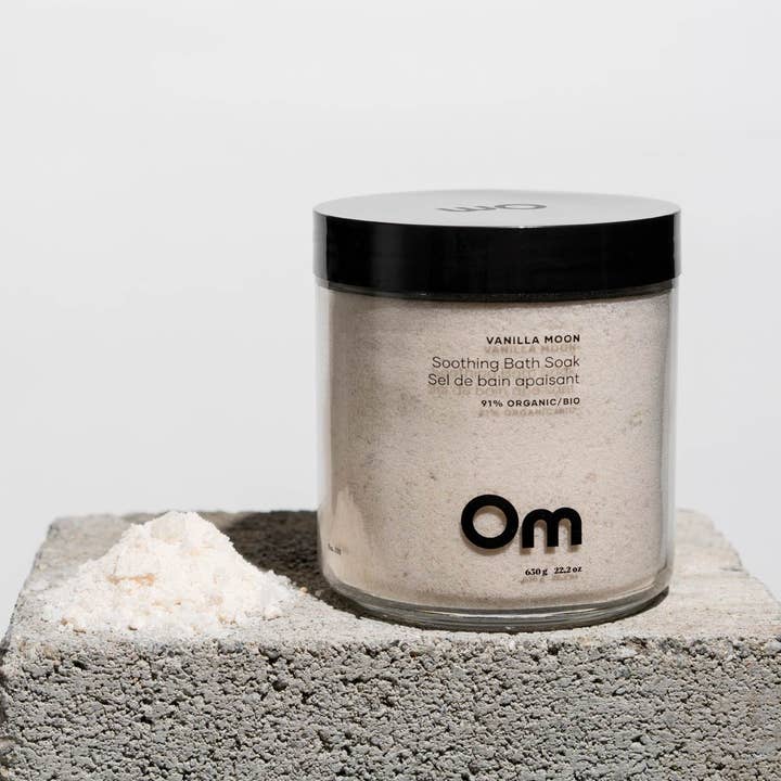 Bain de bain apaisant Vanilla Moon pour la vente par Om Organics Skincare