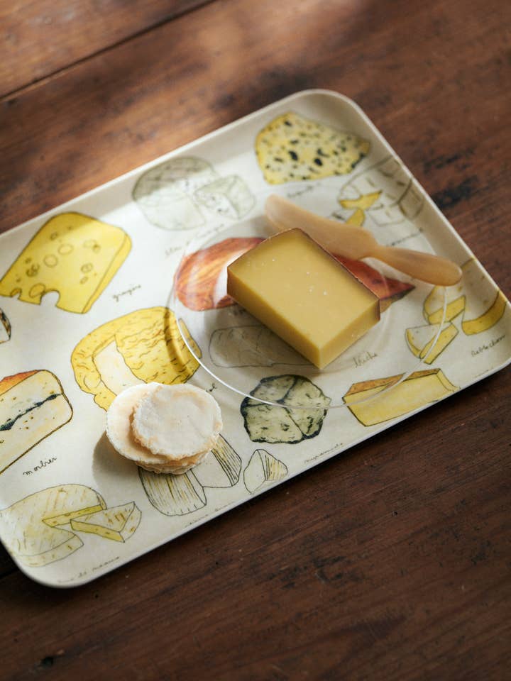 Linen Tray (M) Isabelle Boinot Fromage for wholesale by Fog Linen Work