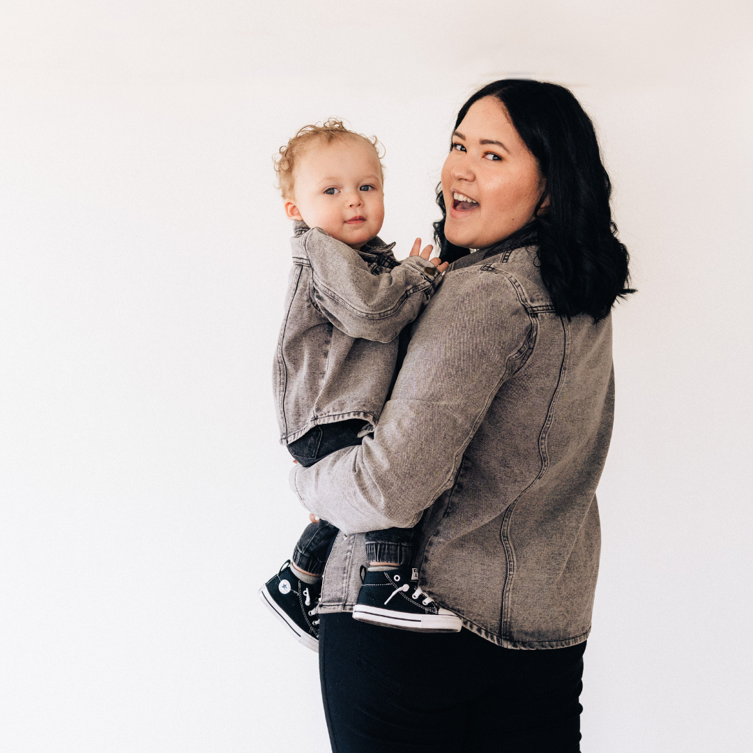 HAHA MAMA Clothing - Wholesale Denim Jacket - Kids - Silver Gray Denim Jacket - Child4