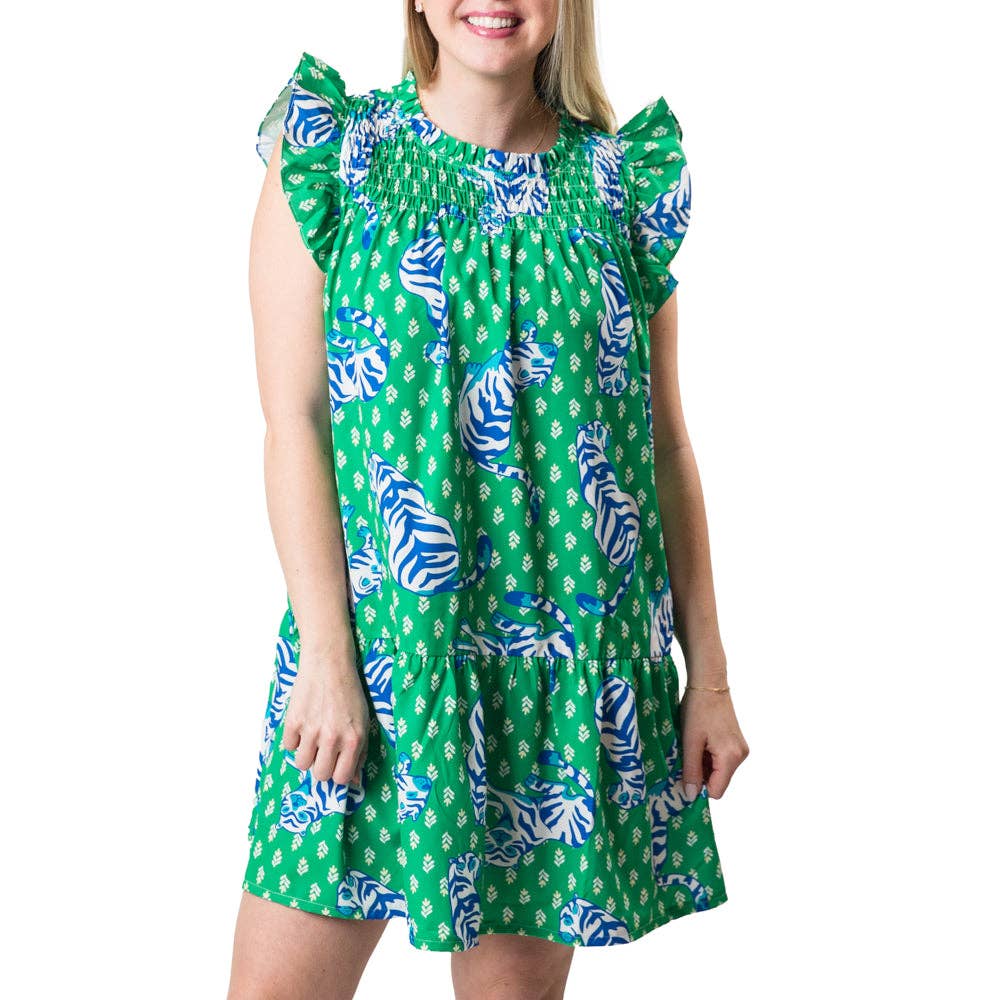 Top It Off - Wholesale Dress - Women's - Lola Printed Lightweight Dress - Fall & Resort - On Sale0