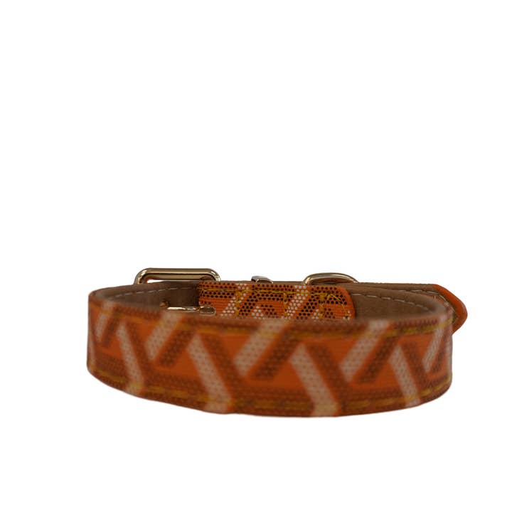 BARK by DOG - Wholesale Pet Collar - Dog - Morel Orange Luxury Collar