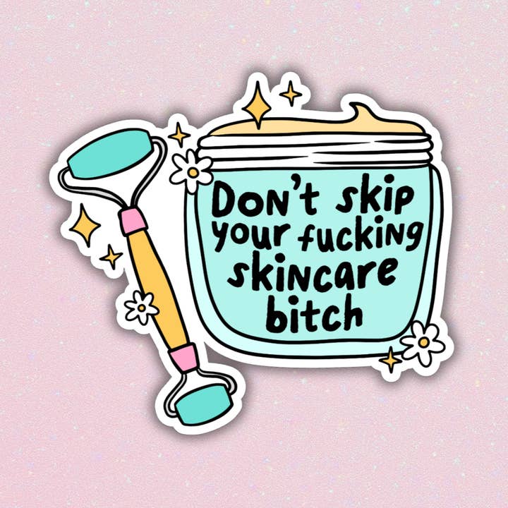 No olvides tus pegatinas de cuidado de la piel para venta al por mayor de Ashlish Vinyl Vibes