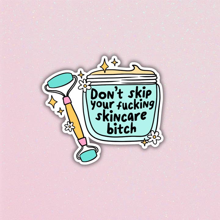 Non dimenticare gli adesivi per la cura della pelle per la vendita all'ingrosso da parte di Ashlish Vinyl Vibes