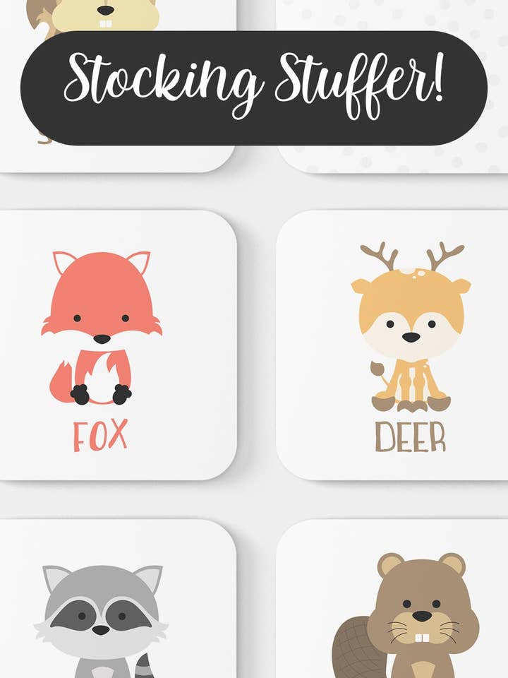 Woodland Animal Memory Game, Woodland Animal Set, Fuchsspielzeug, Waschbär-Spielzeug, Spiele für Kleinkinder, Waldorf, Baby-Hirsch-Geschenk, Baby-Hirsch-Spielzeug, Waschbärparty für den Großhandel von GoodnightFox