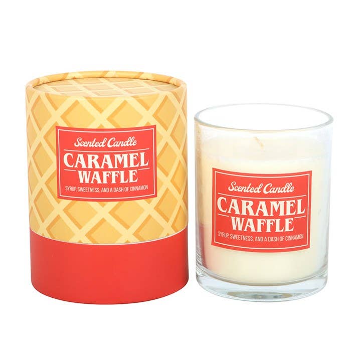 Something Different Wholesale - Wholesale Jar/Filled Candle - Caramel Waffle Scented Candle1