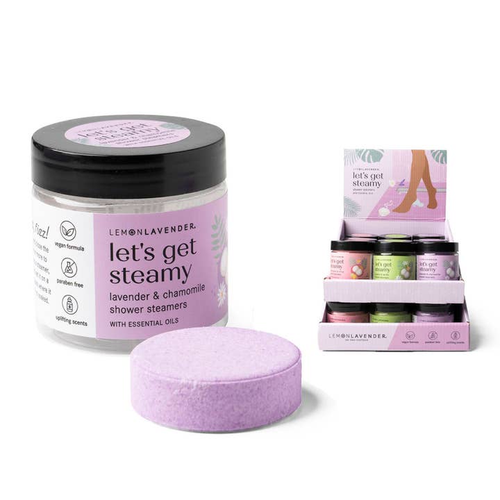 DM Merchandising - Wholesale Shower Steamer/Bomb - Lemon Lavender Shower Bombs 3 pack