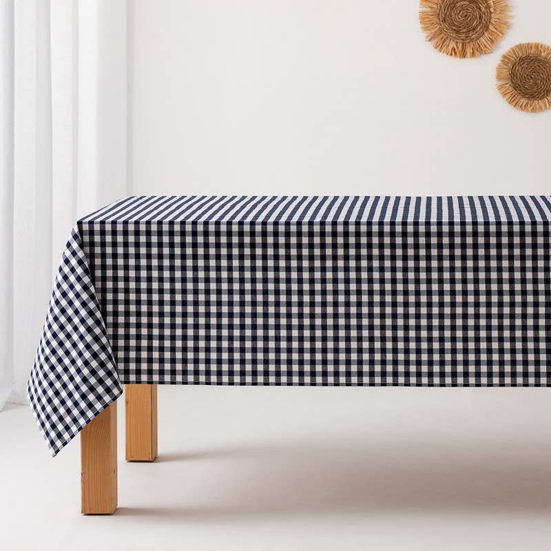 GAMUSI – wholesale Duk – Fläckbeständigt vaxdukstyg med vichy-rutigt bomullsmönster8