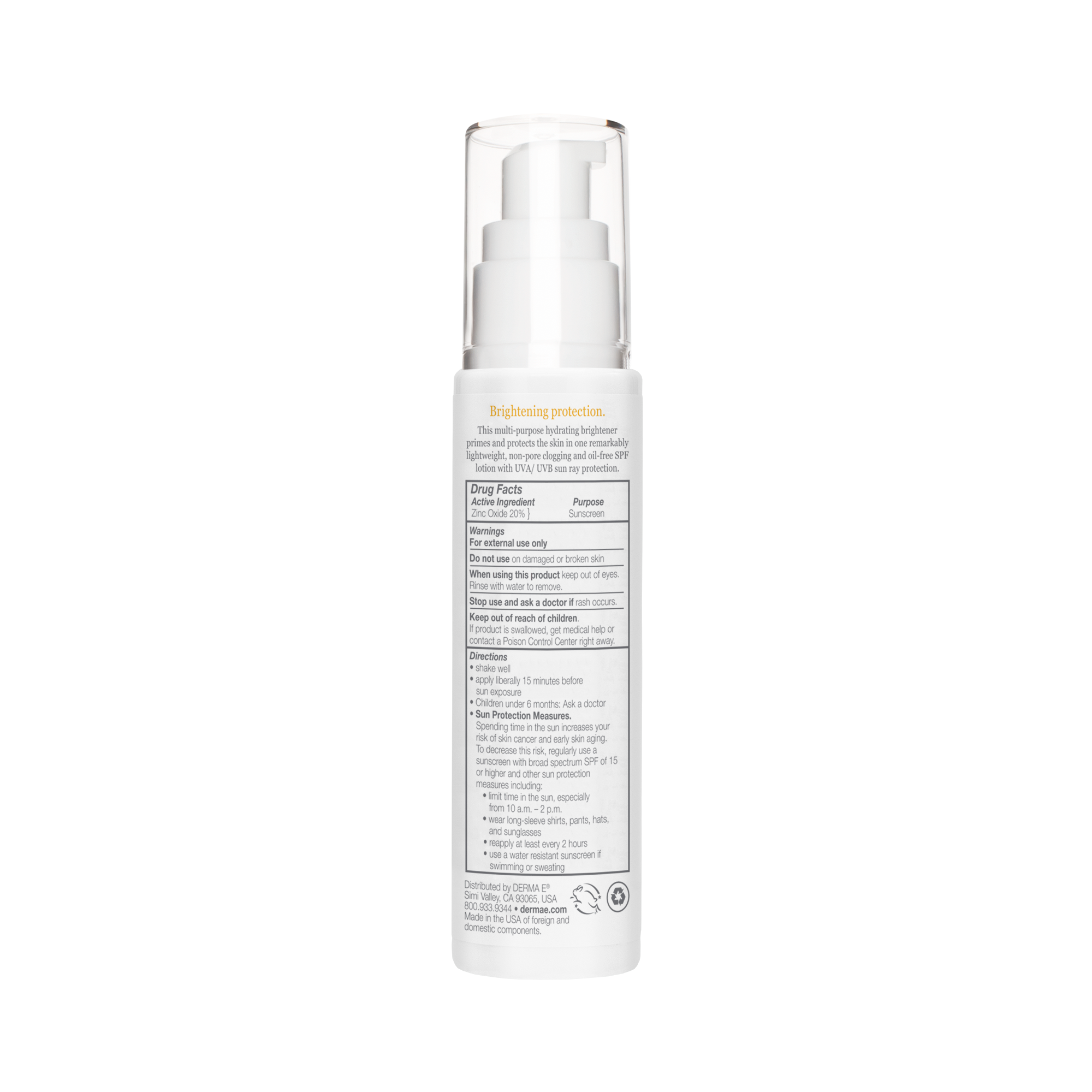 DERMA E - Wholesale SPF Moisturizer - Vitamin C Weightless Moisturizer SPF 452