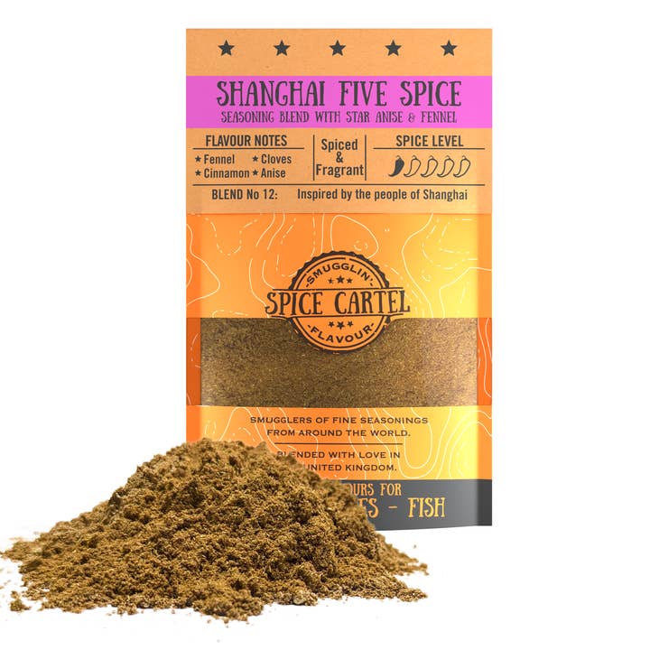 Spice Cartel's Shanghai Five Spice. 35g genlukkelig pose. for engroshandel hos Spice Cartel
