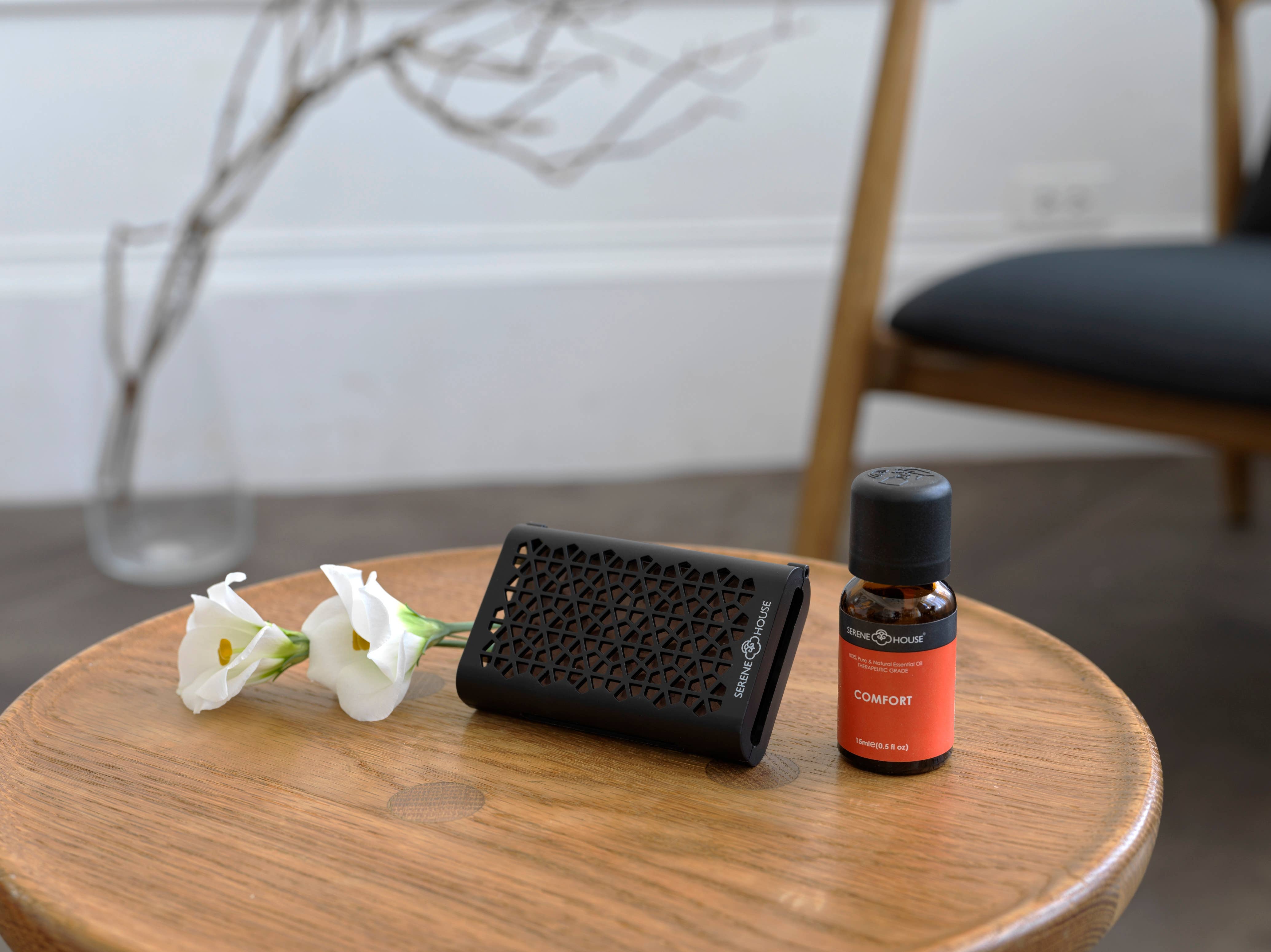 SERENE HOUSE - Wholesale Car Freshener - Unisex - Puccini Black Lava Rock Car Scent Vent Clip3