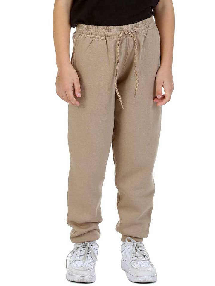 Trendy Toggs Kids Original Mocha Joggers for wholesale by Trendy Toggs