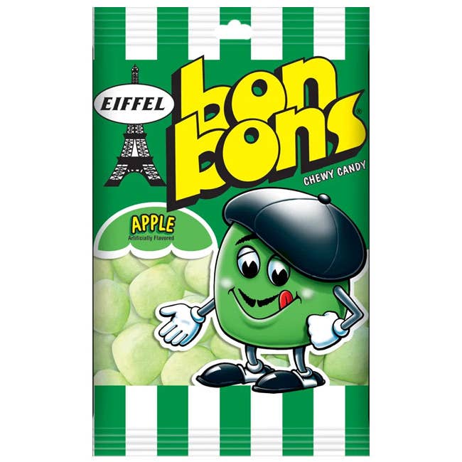 Long Island Candy Factory – Großhandel Weingummi – Eiffel Bonbons Kaubonbons Apfel 113 g