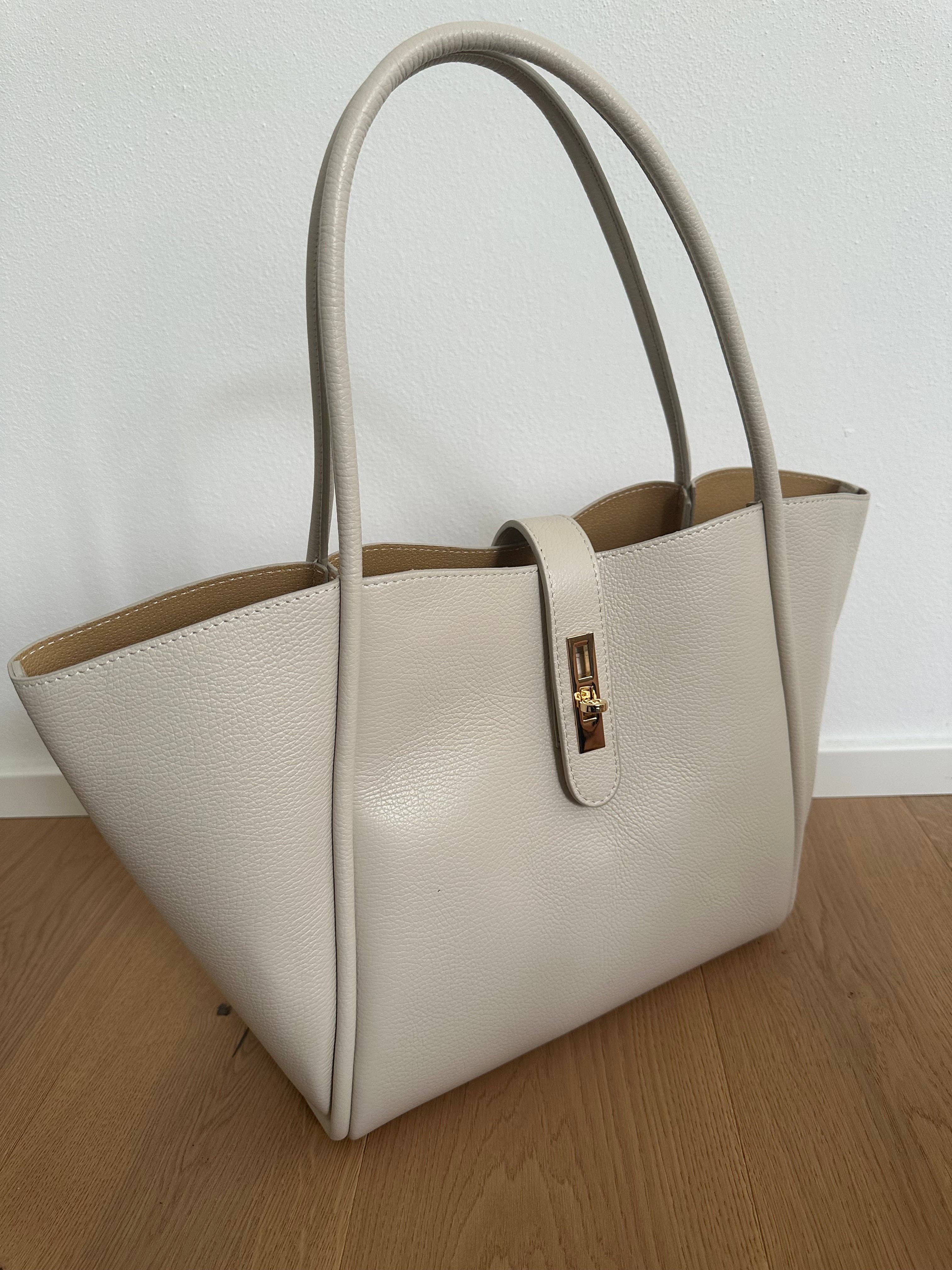 Zhade – Engroshandel Skuldertaske – til kvinder – LUCY stor taske i ægte hamret læder0