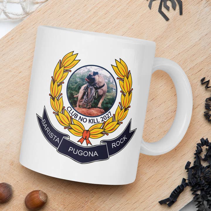 Vinny the Pug Coffee Mugs for wholesale by Pugona Rock Coffee Mugs