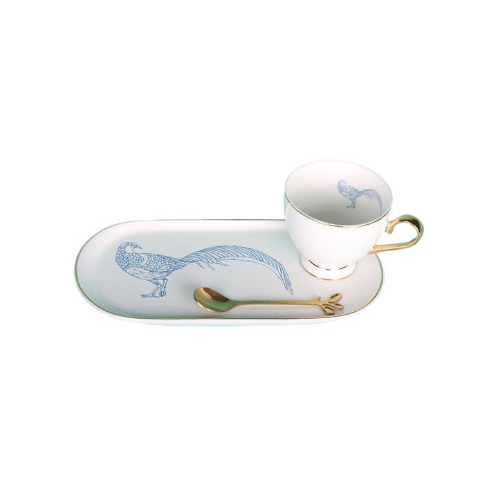 Nottingham Pheasant Teacup Set for wholesale by Kevia