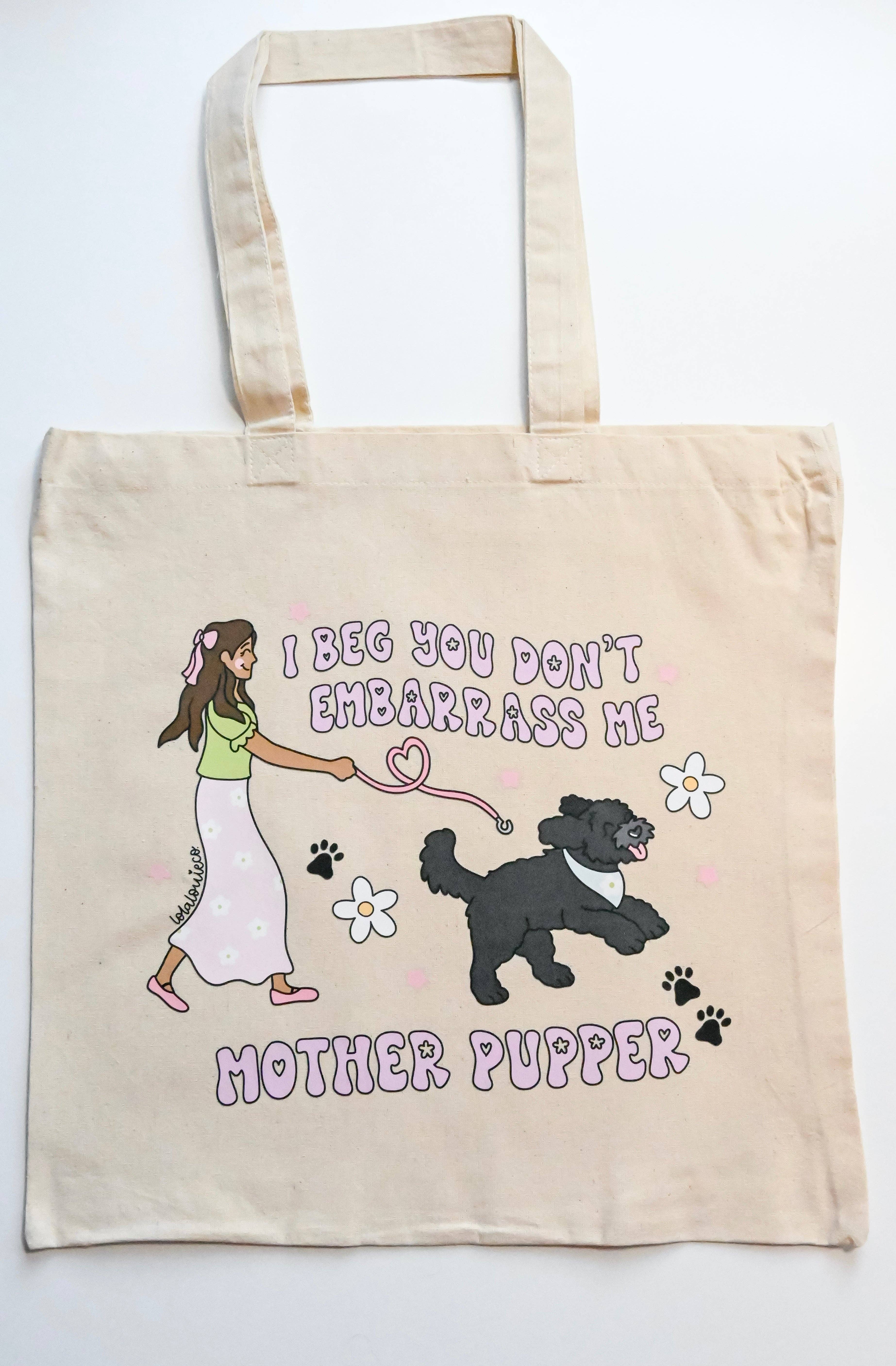Lola & Louie co. – wholesale Bärkasse - Dam – Jag ber dig inte skämma mig mamma bröst tote3