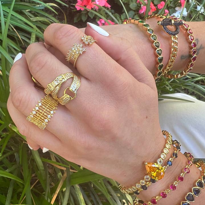 Gemelli - Wholesale Multi-Stone Ring - Tiana Ring1