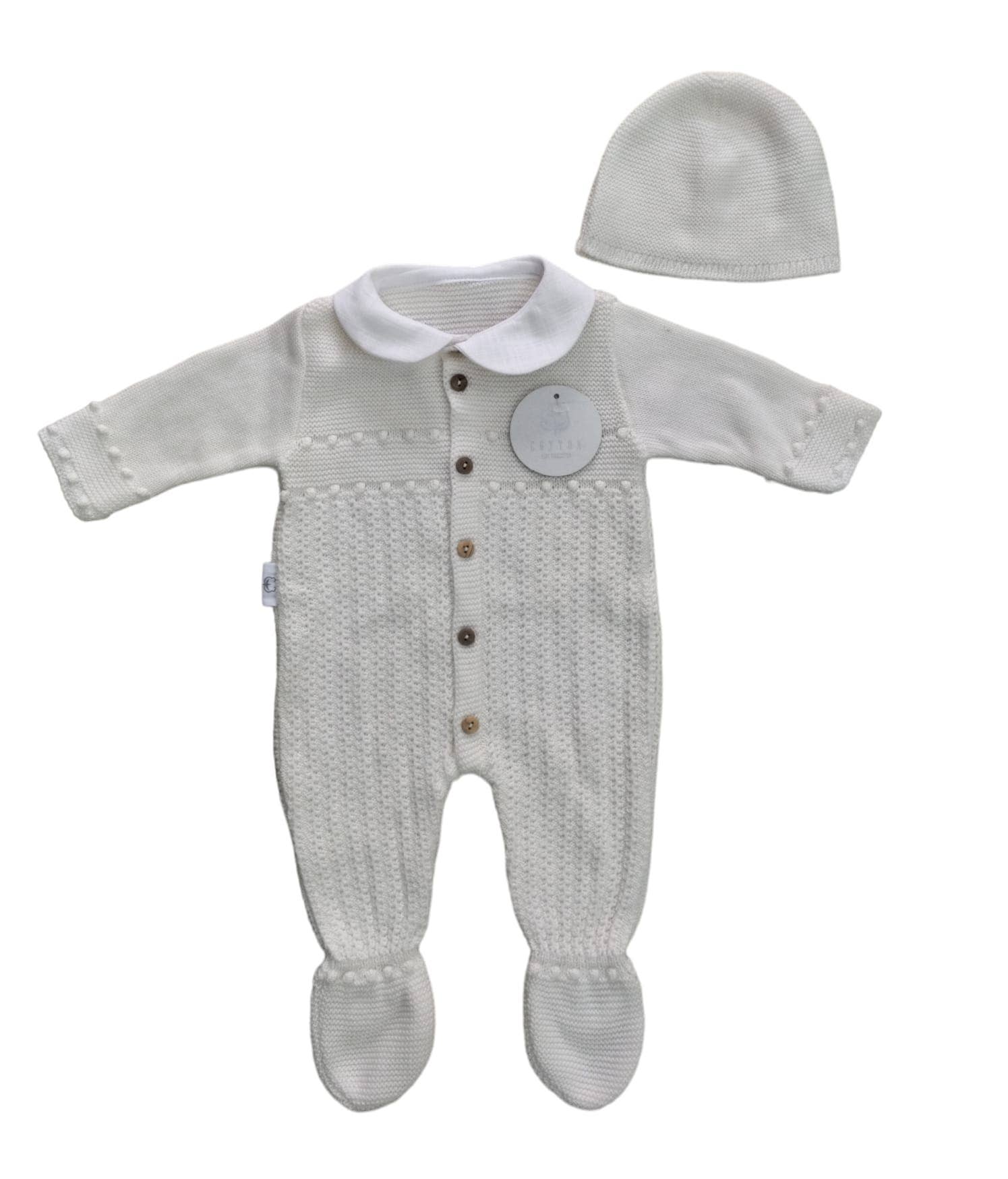 Cotton Socks - Wholesale Clothing Set - Baby - CT 502 JUMPSUIT SET WITH HAT8