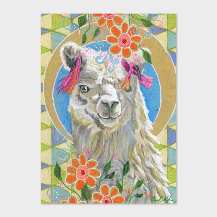 Impressão artística Llama Llove por atacado de ChromAddict