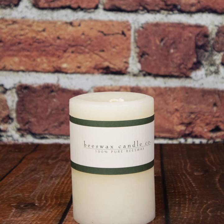 Beelite Candles - Wholesale Pillar Candle - Round 100% Beeswax Pillars3